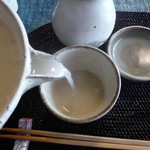 そば処 江川 - ５番目　濃いそば湯