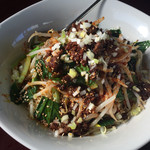 中国四川料理 天府仙臺 - 2016年10月。汁なし担々麺800円。