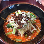 中国四川料理 天府仙臺 - 2016年10月。担々麺830円。もやしと小松菜があるいっぱい。