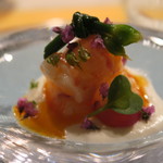 eclat - 28年10月　ボタン海老と根セロリのムース