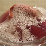 eclat - 28年10月　洋梨のコンポート、山桃ジュレ