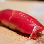 鮨 さいとう - 2016.10 大間本鮪赤身ヅケ