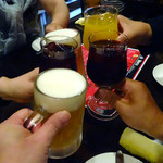 Supein Shokudou Yahatabaru Ocho - 生ビールやワインで乾杯