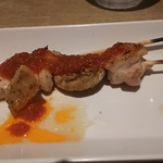 赤白 - 子羊ししとう（380円）済みません、写真撮る前に１本食べちゃいました。