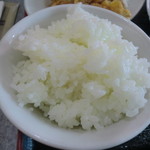 はま亭 - ご飯は普通のジャポニカ米