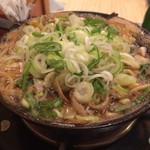 どぜう飯田屋 - どぜう鍋＋ごぼう＋ねぎ