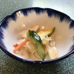 手打ちそば こばやし - 白菜ときゅうりの浅漬け