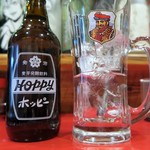 鶏あえず - 0冷ホッピー