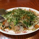 北浦パークホテル魚福 - 野菜炒めも美味しいよ