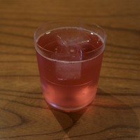 魚菜料理 縄屋 - 紅芋酢ソーダ（260円）