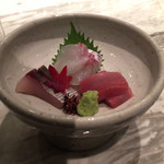XEX WEST :: aburiyaki & sushi An - 鯛  しまあじ  本鮪