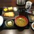 大磯 - 料理写真:ギンポの西京味噌焼き定食と別注のウニ刺し
