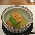 日本料理 潤花 - 蓋物　蓋を開けて