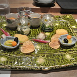 日本料理 潤花 - ２０１６年１０月１５日の焼き物八寸