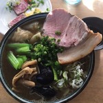 食い味の道有楽 - 雲吞麺、神無月スープにて(2016.10再訪)