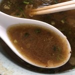 食い味の道有楽 - やや粘度ありのスープ(2016.10再訪)