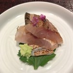 くろぎ - かますの炙り．