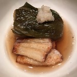 くろぎ - 茄子と穴子の焚き物．