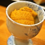 鮨処 竜敏 - 塩水 雲丹