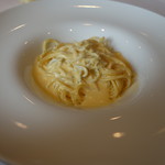 57466349 - 腰越産　しらすのスパゲティ　カルボナーラ