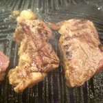 さっぽろジンギスカン千歳 - 焼き上がり