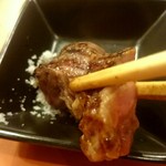 さっぽろジンギスカン千歳 - アバラを塩で