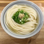 自家製さぬきうどんと肉 甚三 - かけ（冷）