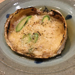 金寿司 - オホーツクのカニを和風餡を掛けて焼いたもの