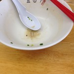 金田家 - 完食。スープは残す、と言ったあの誓いは何処へ・・。