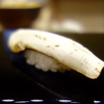 鮨 いぬかい - ［2016/10］おまかせ・寿司① 信州産松茸の握り