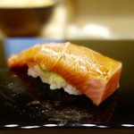 ［2016/10］おまかせ・寿司⑥ 清水港水揚げのとろの握り