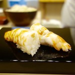 ［2016/10］おまかせ・寿司⑦ 車海老の握り