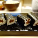 鮨 いぬかい - ［2016/10］おまかせ・寿司⑬ 長野産かんぴょうの細巻き