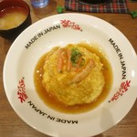 MADE IN JAPAN かにチャーハンの店 - ・「モーニング 半熟たまごのかに玉チャーハン(\500)」