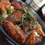タマリ - 唐揚げまぶし丼大盛り540円
2016/10/15