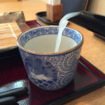 蕎千花 - 蕎麦湯も完璧♡