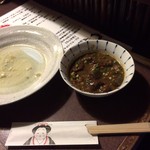 おかめ - 好きな箸袋とどて焼き