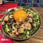 裏なんば 焼肉 虎にツノ - ホルモン刺し