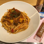 井筒八ツ橋本舗 - 野菜たっぷりのミートソースパスタ