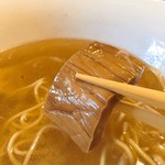 龍馬軒 - 大きな板状のメンマ