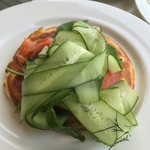 bills 七里ガ浜 - スプリングオニオンパンケーキ 1300(税別)