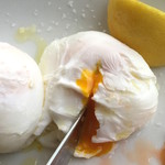 bills - フレッシュオージーブレックファスト - ポーチドエッグのアップ