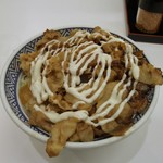 吉野家 - 豚生姜焼丼（大盛）～マヨネーズをかけた！