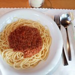 カフェテラス風樹荘 - ミートソーススパゲッティ　1,200円　2016/10
