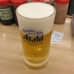 松屋 - 小さい中ビール