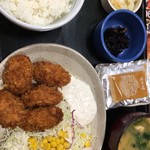 なか卯 - カキフライ定食890円  