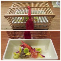 佳肴岡もと - 海老のとこぶし掛け