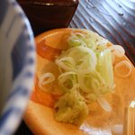 室町 砂場 - 差し替え薬味