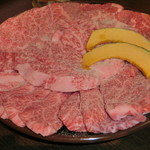 上焼肉盛り合わせ(Bセット)　　　　　　　　　　　　　 \4800