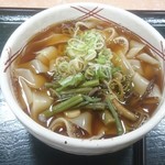 麺屋昇太 - きしめん山菜入り(あげか、山菜どちらかを選べます)